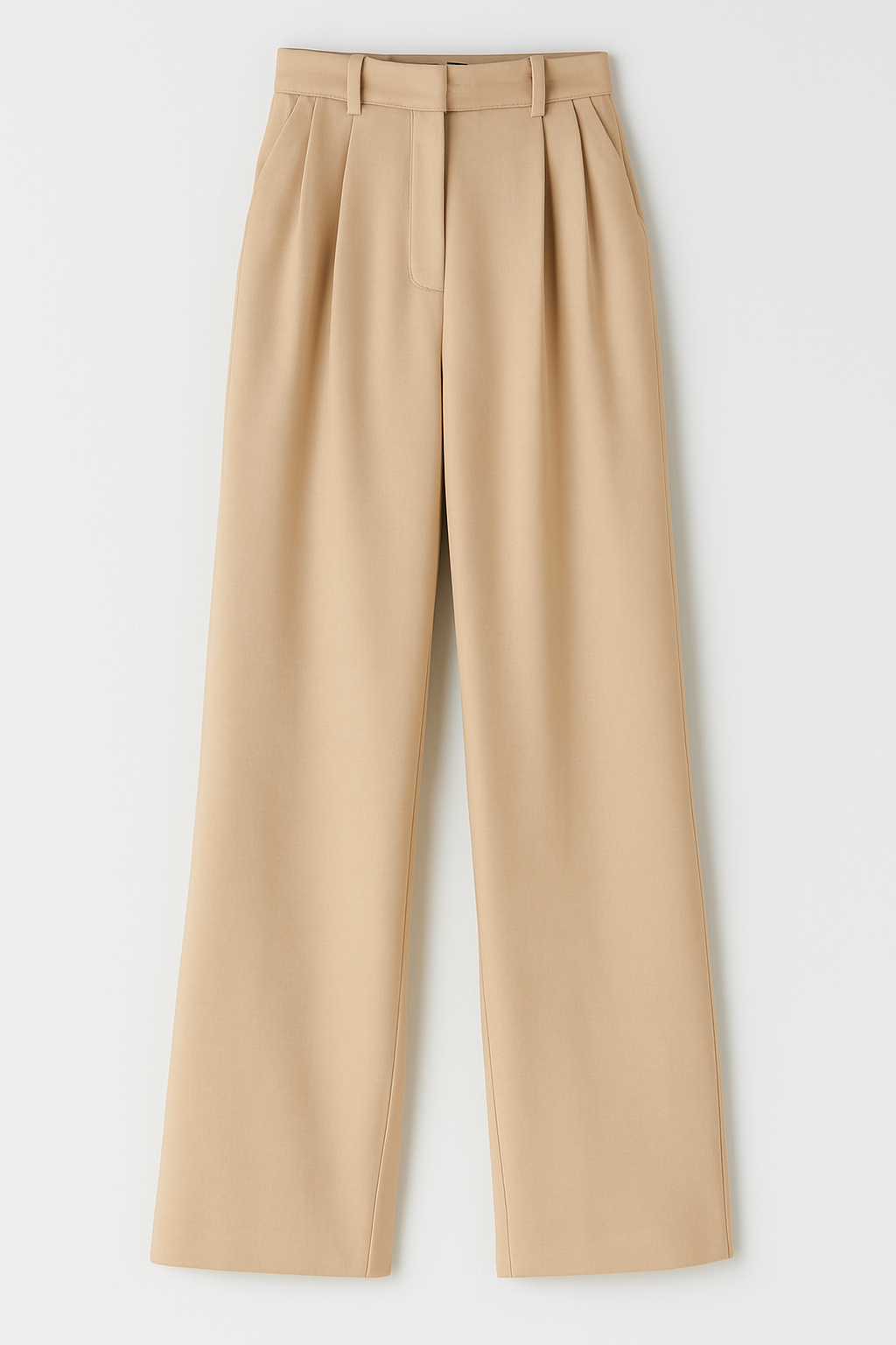 Cropped Blazer Set - Sandstone Elegance