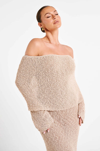 AURELIA Off-Shoulder Knit Dress