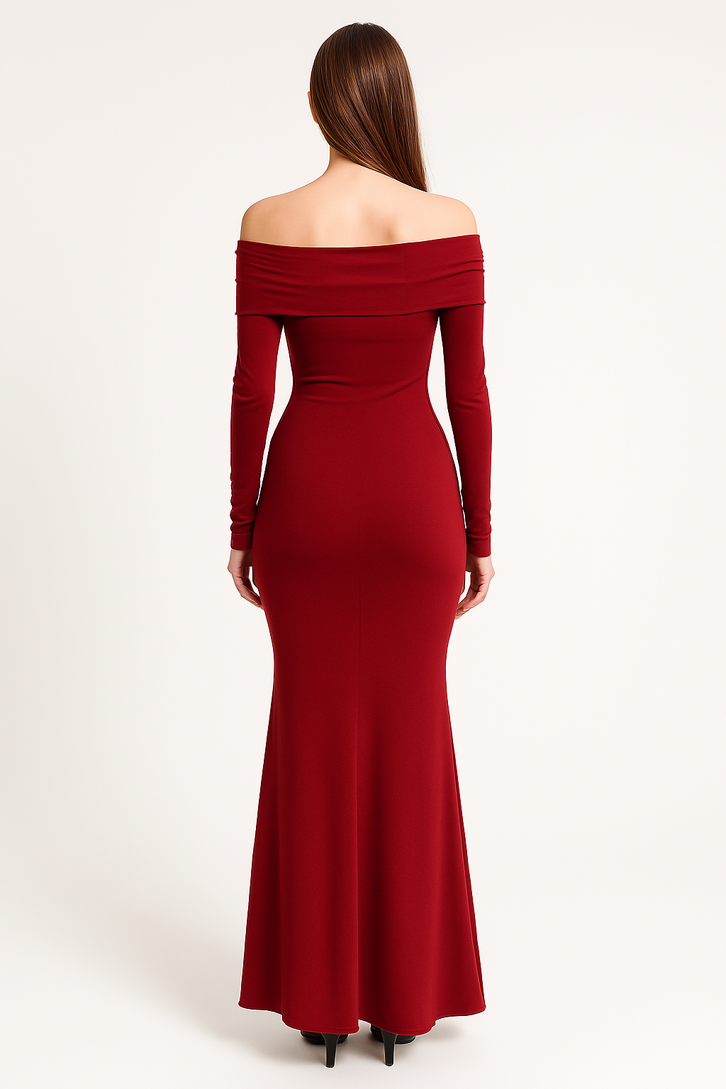 Scarlet Elegance Gown