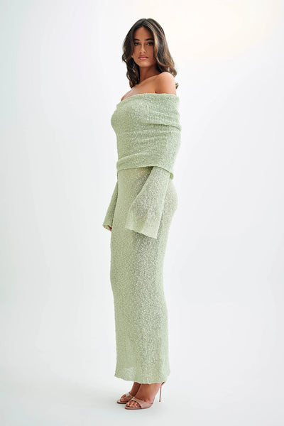 AURELIA Off-Shoulder Knit Dress