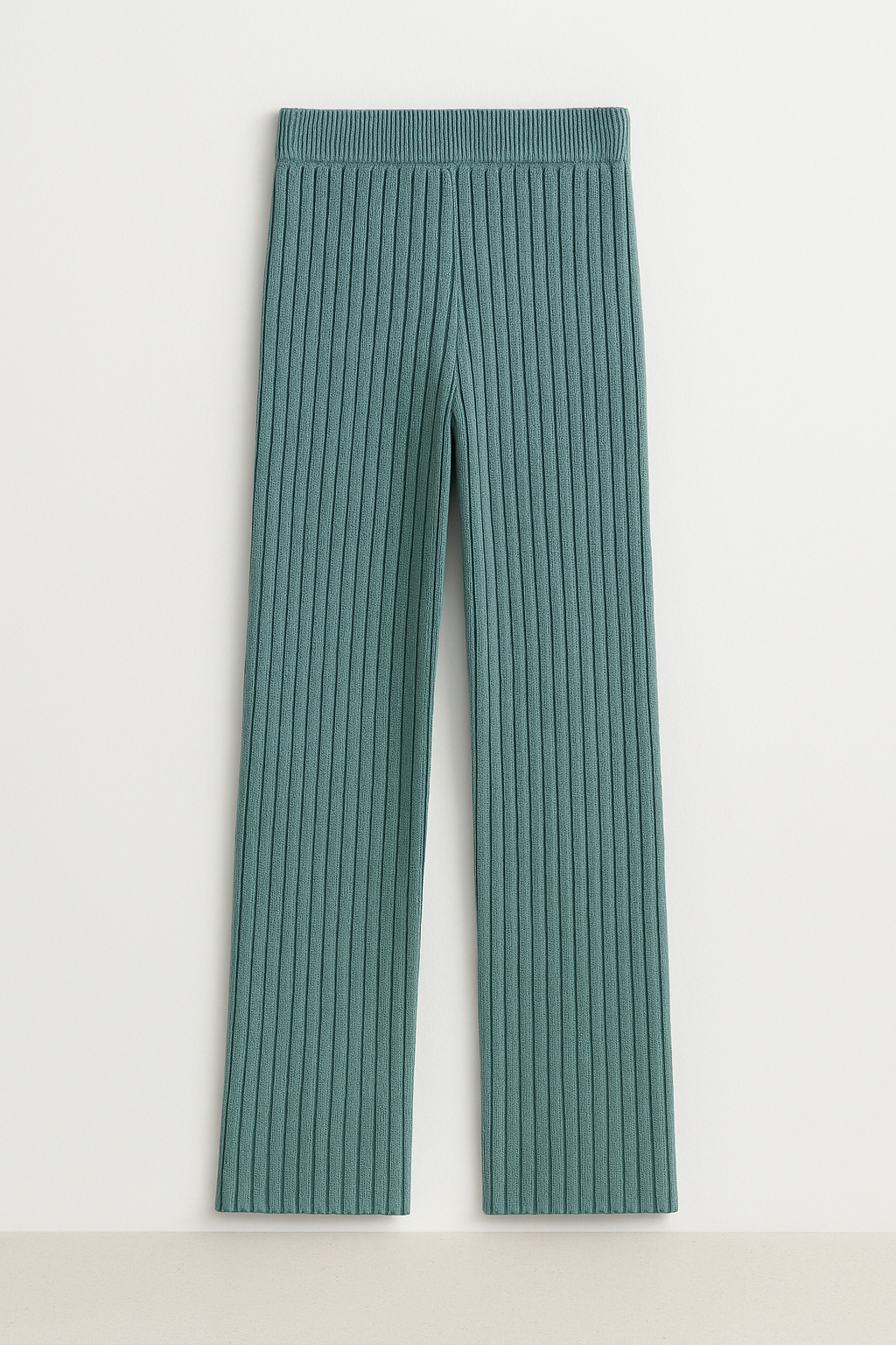Ribbed Cosy Set mit Stehkragen