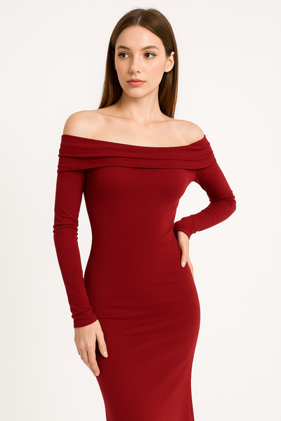 Scarlet Elegance Gown