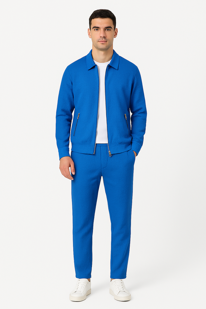 Electric Blue Tracksuit