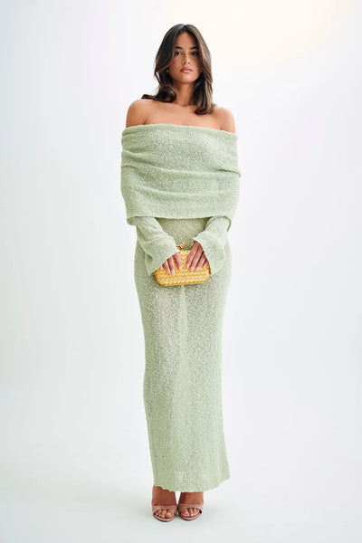 AURELIA Off-Shoulder Knit Dress