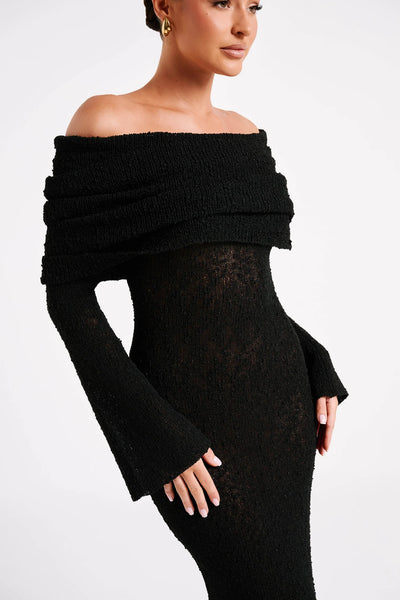 AURELIA Off-Shoulder Knit Dress