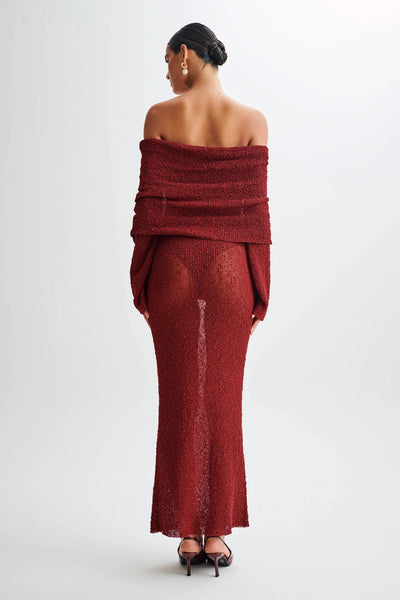 AURELIA Off-Shoulder Knit Dress