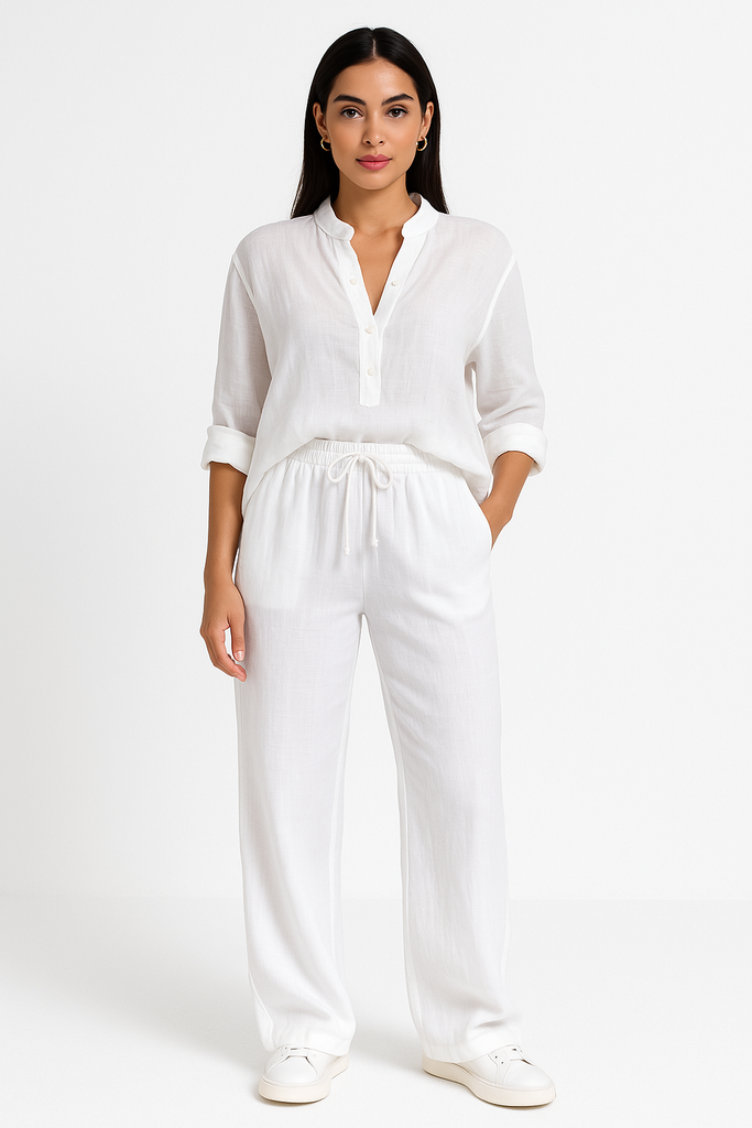 Leinen-Look Set