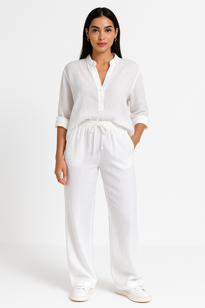 Leinen-Look Set