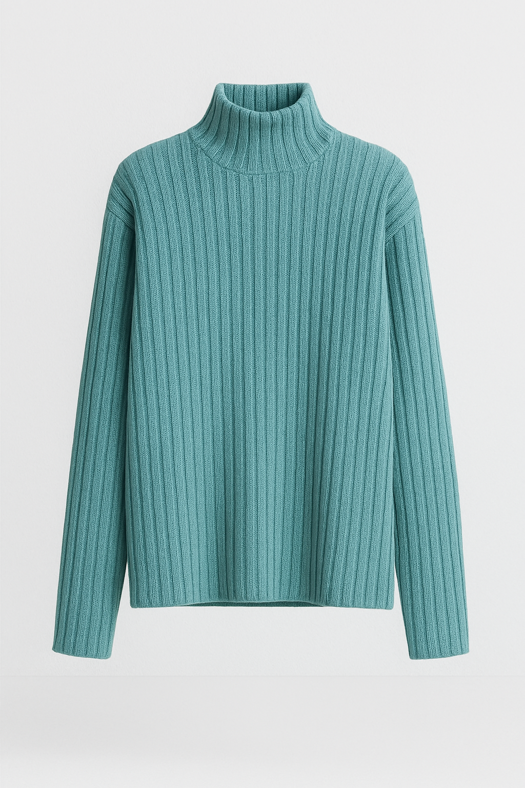 Ribbed Cosy Set mit Stehkragen