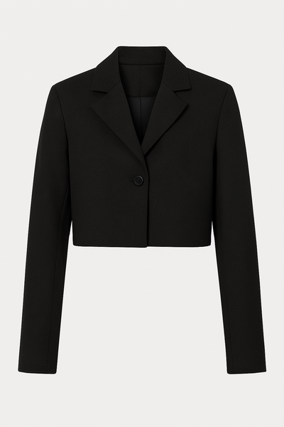 Cropped Blazer Set