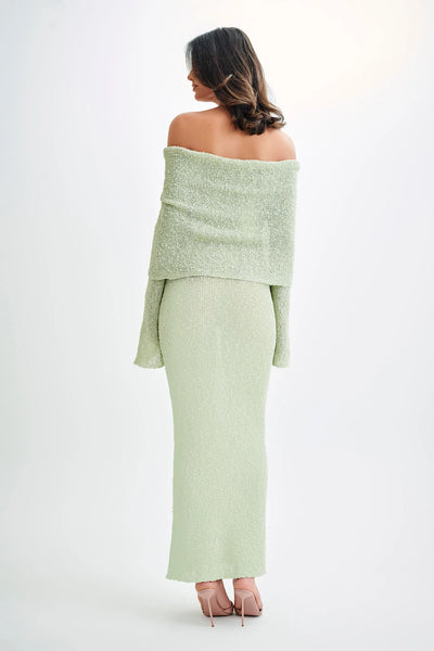 AURELIA Off-Shoulder Knit Dress