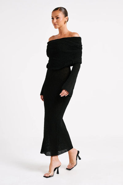 AURELIA Off-Shoulder Knit Dress