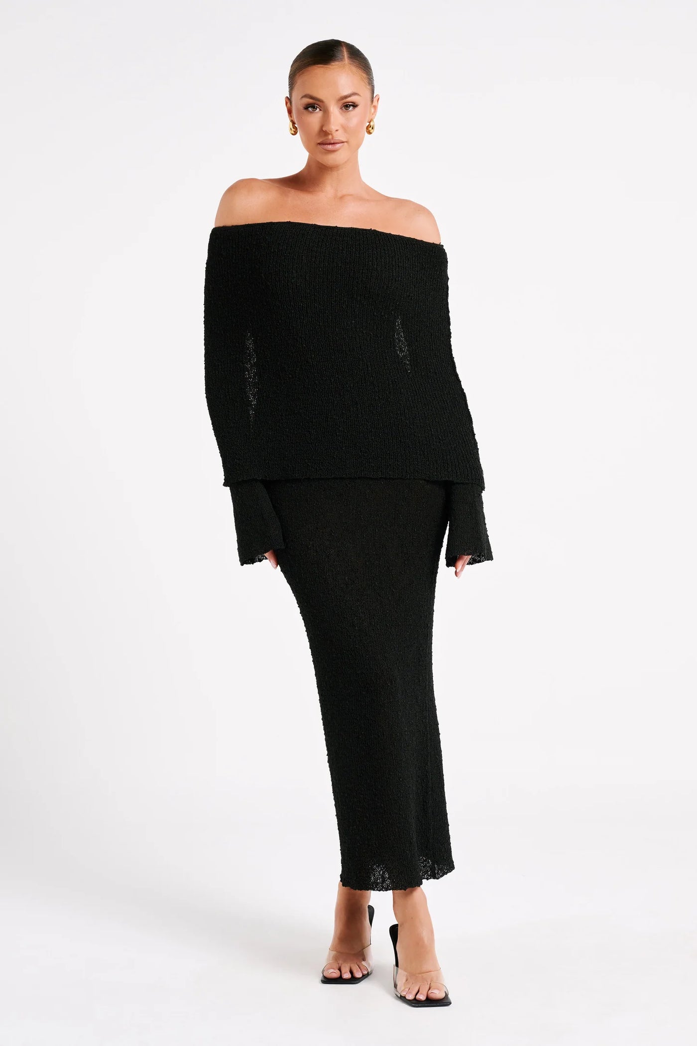 AURELIA Off-Shoulder Knit Dress