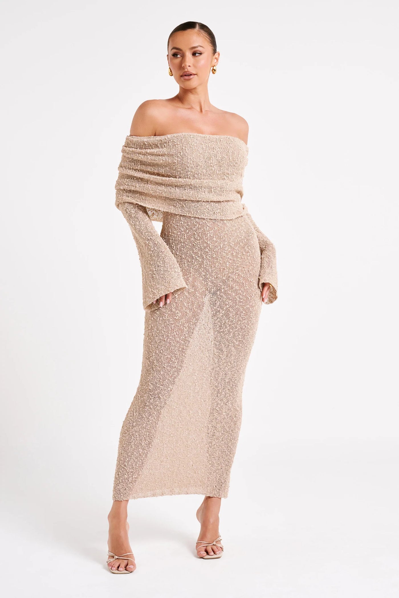 AURELIA Off-Shoulder Knit Dress