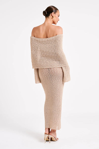 AURELIA Off-Shoulder Knit Dress