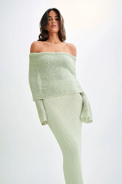 AURELIA Off-Shoulder Knit Dress