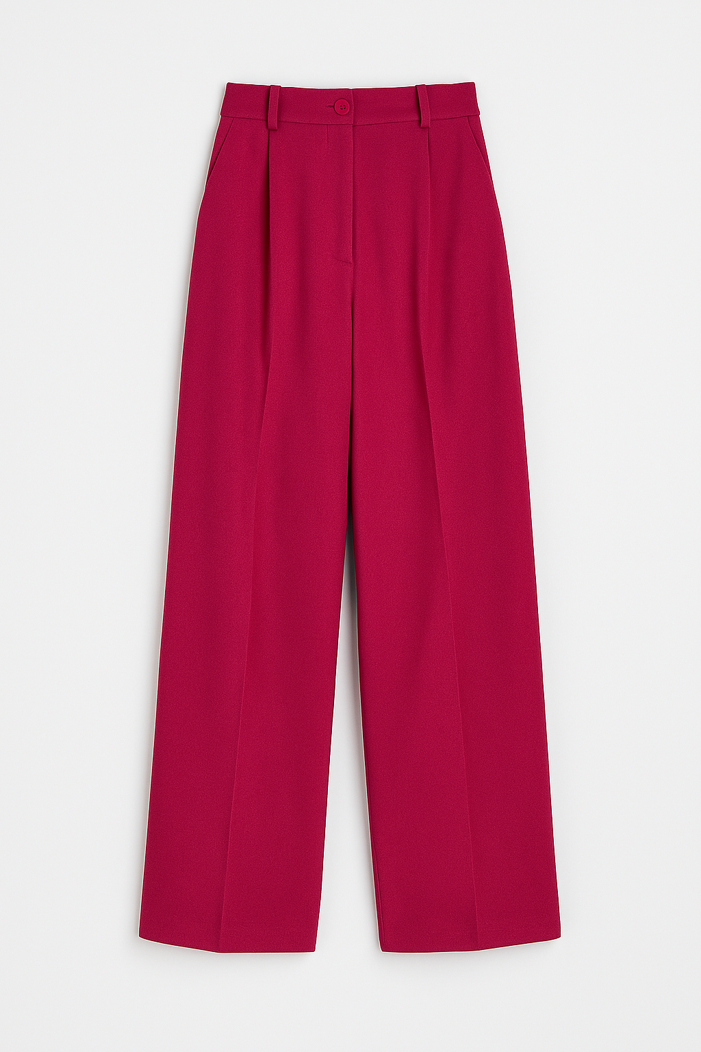 Cropped Blazer Set - Bold Berry Edition