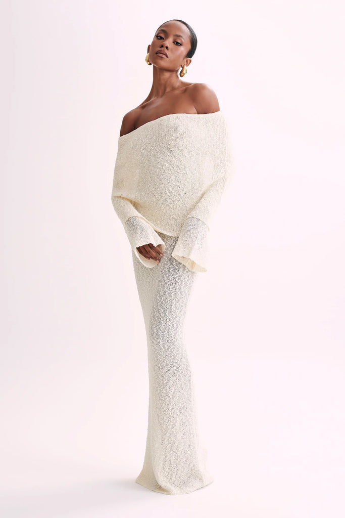AURELIA Off-Shoulder Knit Dress