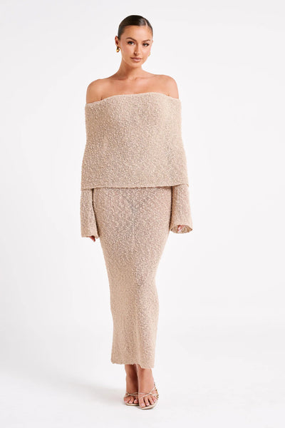 AURELIA Off-Shoulder Knit Dress